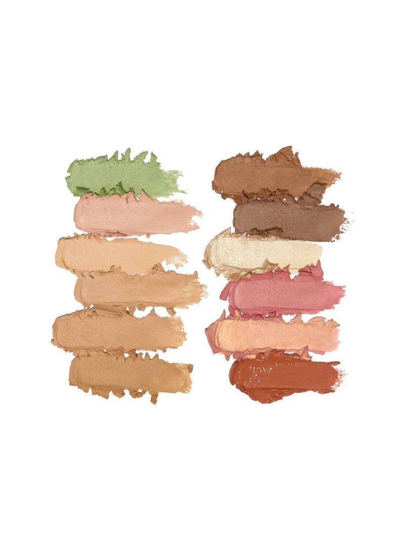 REVOLUTION Everything Base Face Icon Complexion Palette Light - Image 4